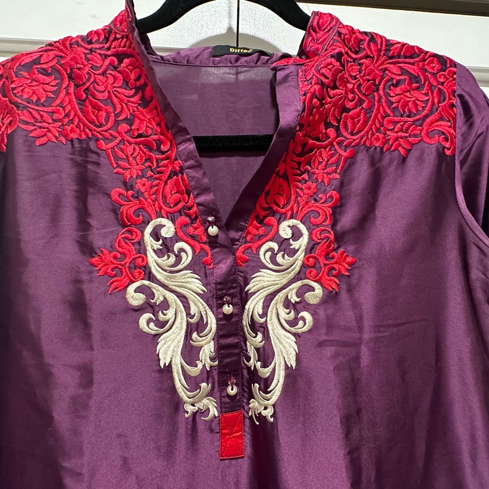 Pakistani silk kurta. Size small
